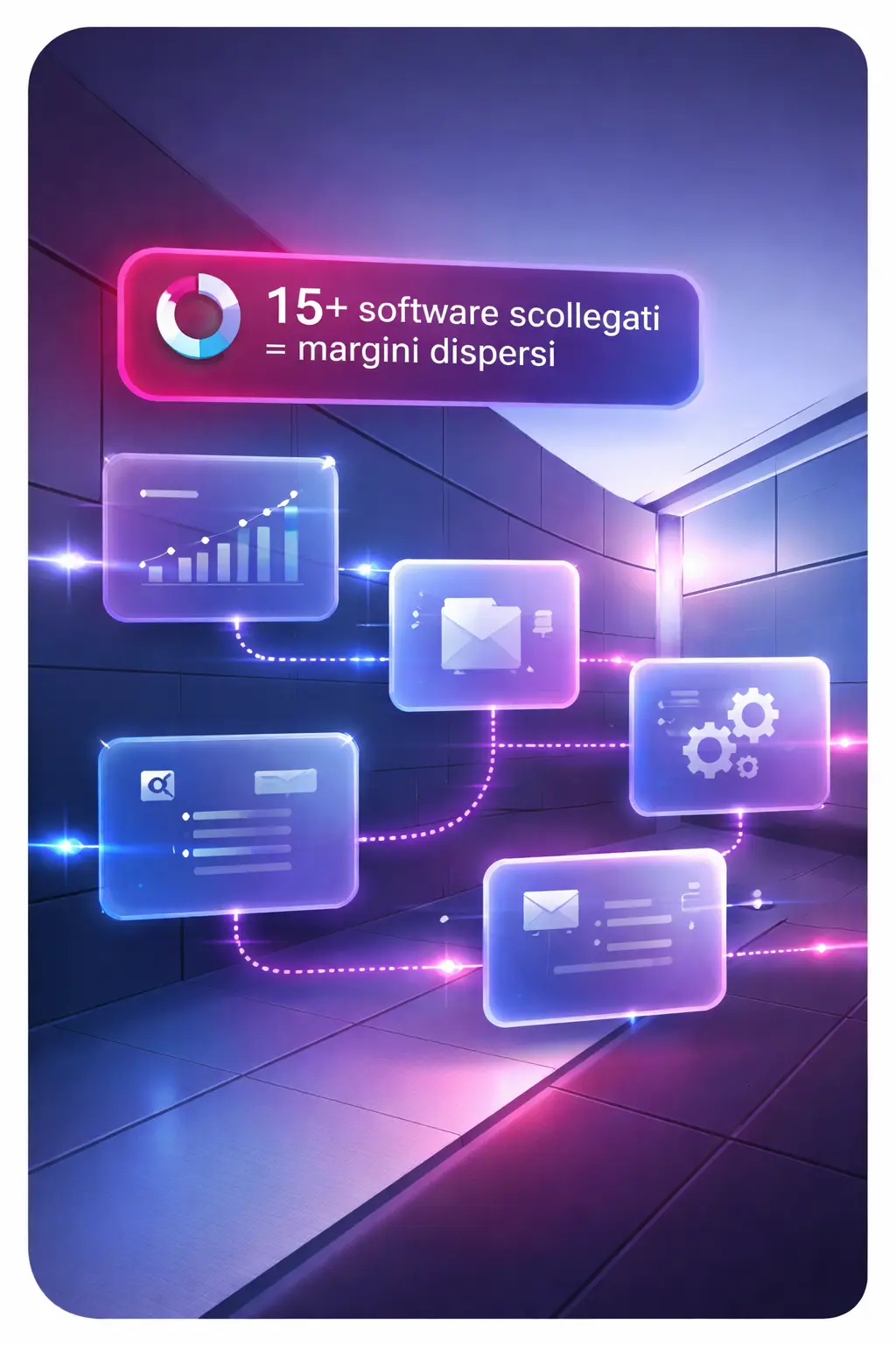 Software scollegati e dati frammentati nei processi aziendali